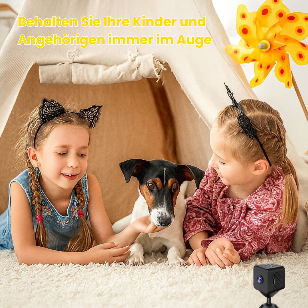 MiniWächter Videocamera di sicurezza wireless mini — Monitoraggio video in diretta tramite Wi-Fi