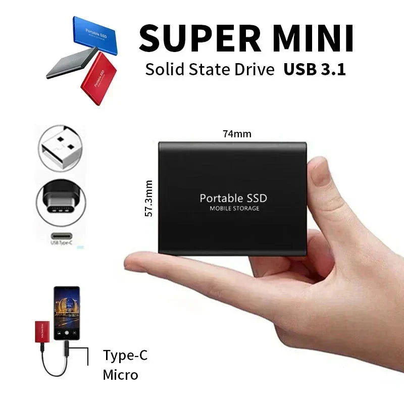 Ultra-Fast External SSD 128 TB – Compact and Reliable Storage | Ka-mostore