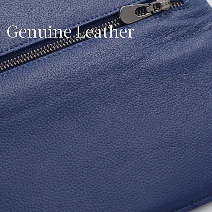 Slim Leather Cardcase With RFID Shield, Ultra-Thin Wallet