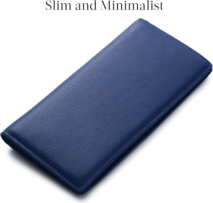 Slim Leather Cardcase With RFID Shield, Ultra-Thin Wallet