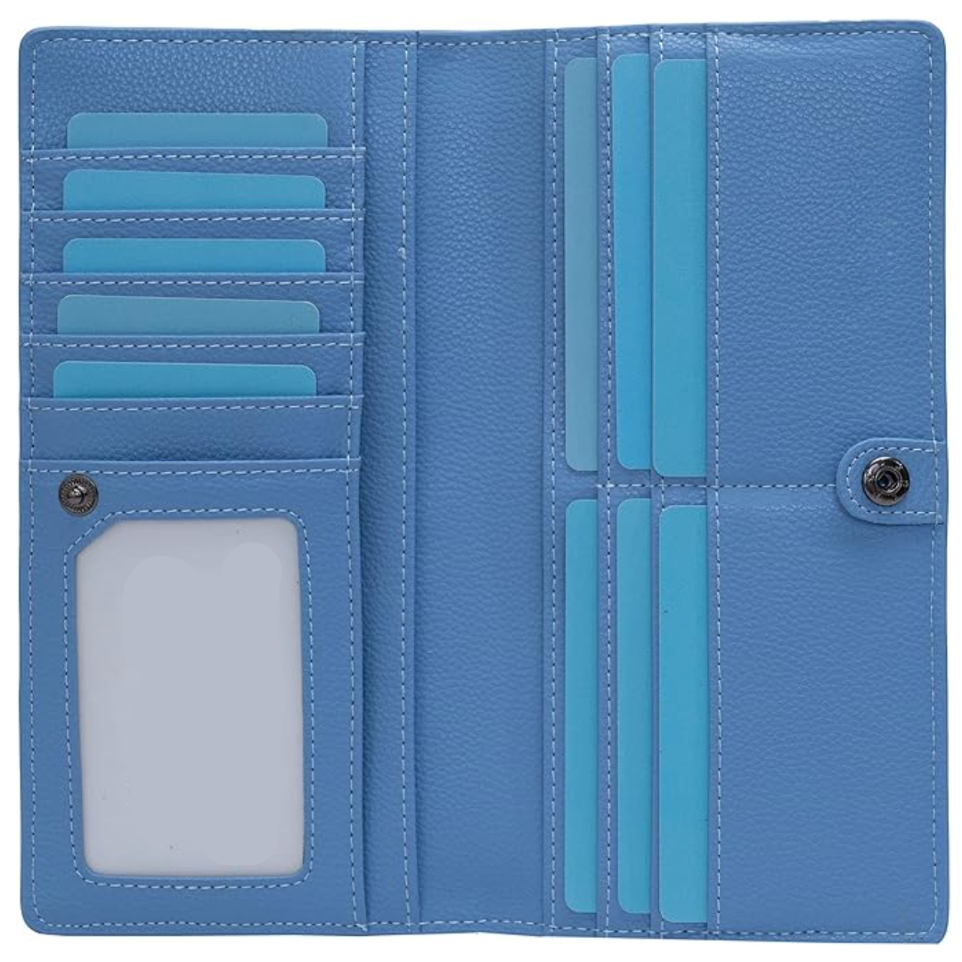 Slim Leather Cardcase With RFID Shield, Ultra-Thin Wallet
