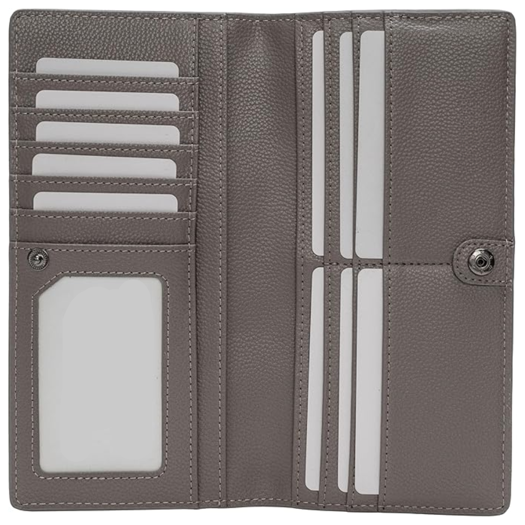 Slim Leather Cardcase With RFID Shield, Ultra-Thin Wallet