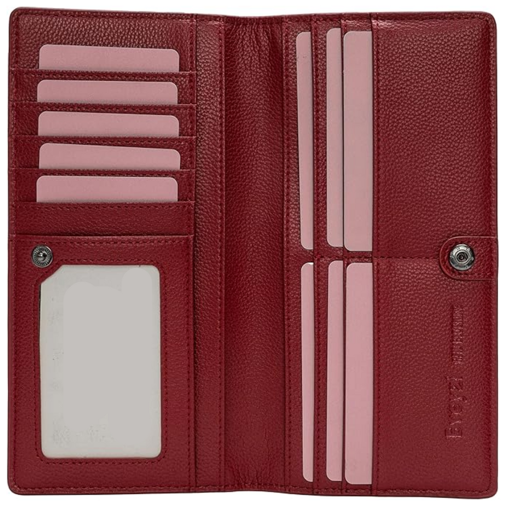 Slim Leather Cardcase With RFID Shield, Ultra-Thin Wallet