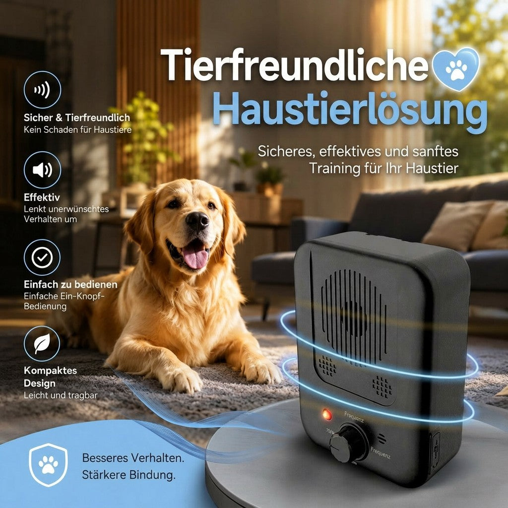 Bark Tender - ultradźwiękowe urządzenie do kontroli szczekania psa — pomoc treningowa bez użycia wstrząsów