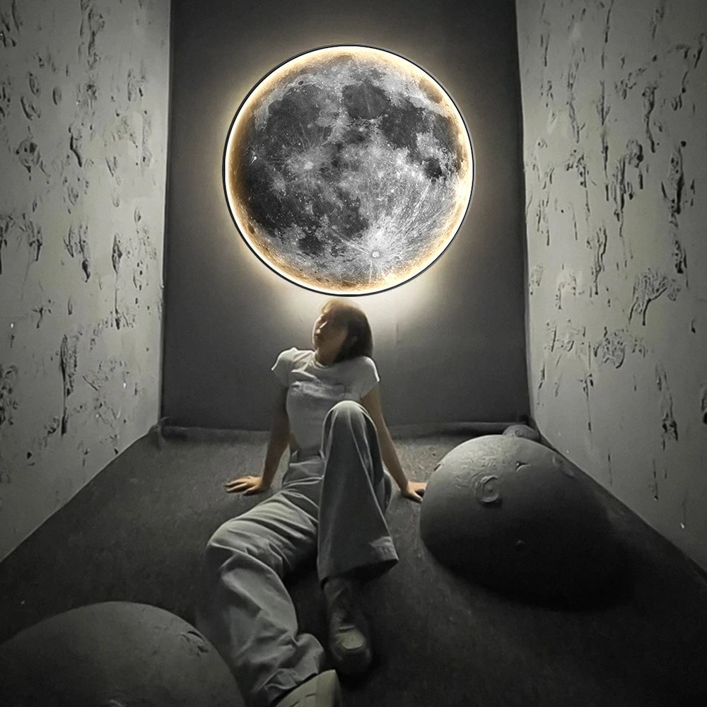 Realistic Moon Globe Wall Light | Ka-mostore