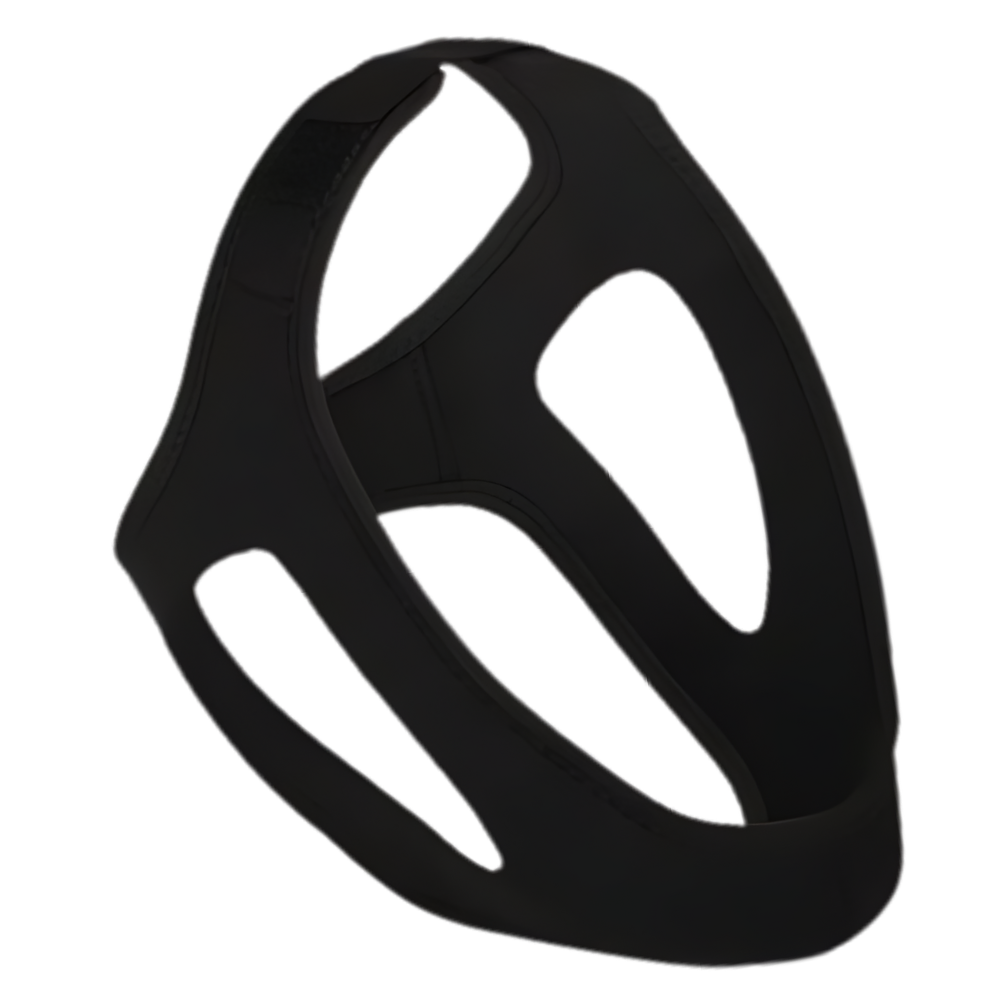 Black Neoprene Adjustable Chin Strap For Snoring And Sleep Apnea Comfort