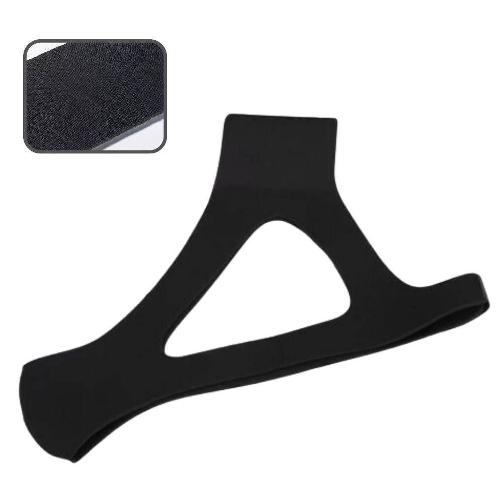 Black Neoprene Adjustable Chin Strap For Snoring And Sleep Apnea Comfort