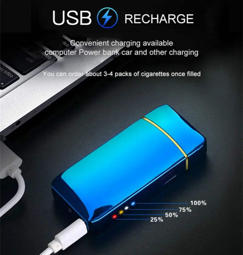 USB Rechargeable Plasma Lighters – Wind Resistant Lights | Ka-mostore