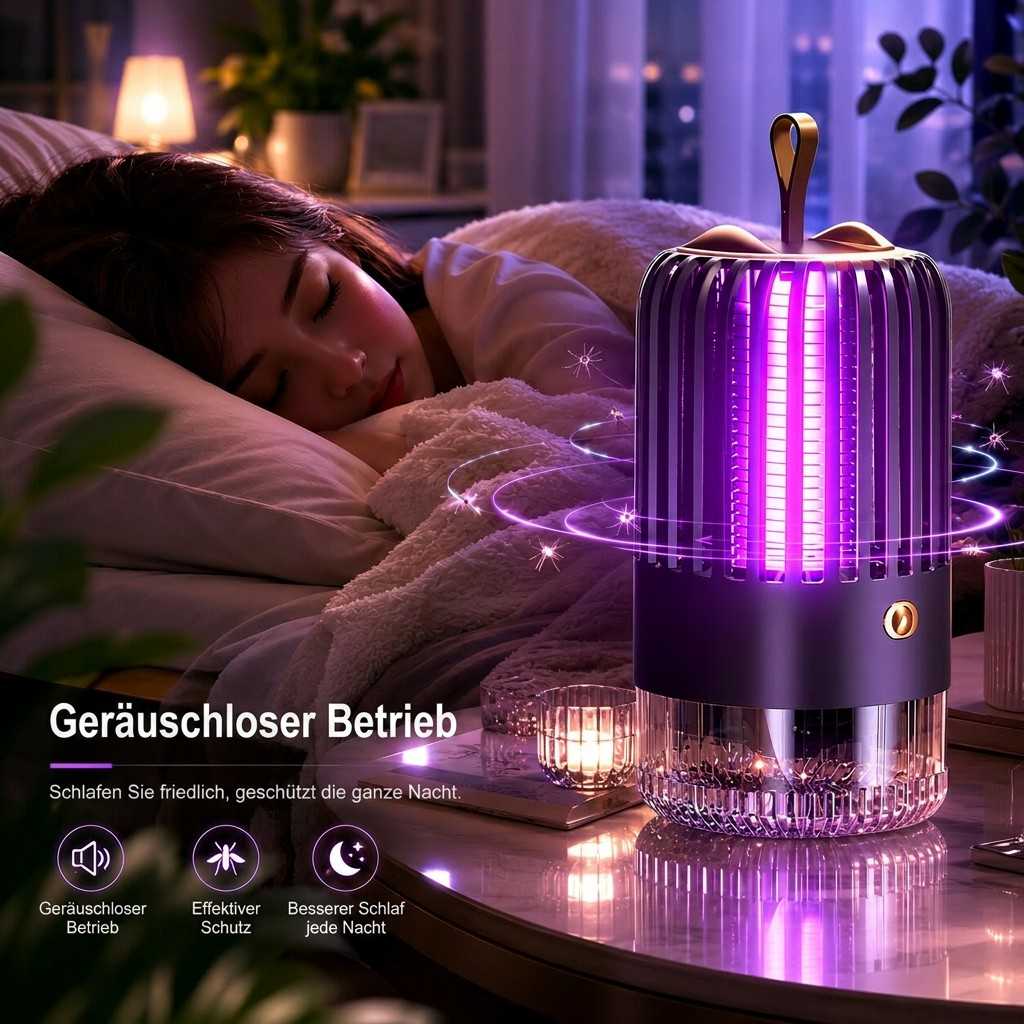 ミュッケンヴィジル 充電式UV蚊取り器 — 薬剤を使わない害虫対策