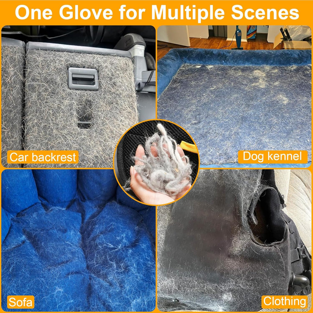 VeLuxer HairAway Gloves — Effortless Pet Hair Control That Makes Your Home Shine | Ka-mostore