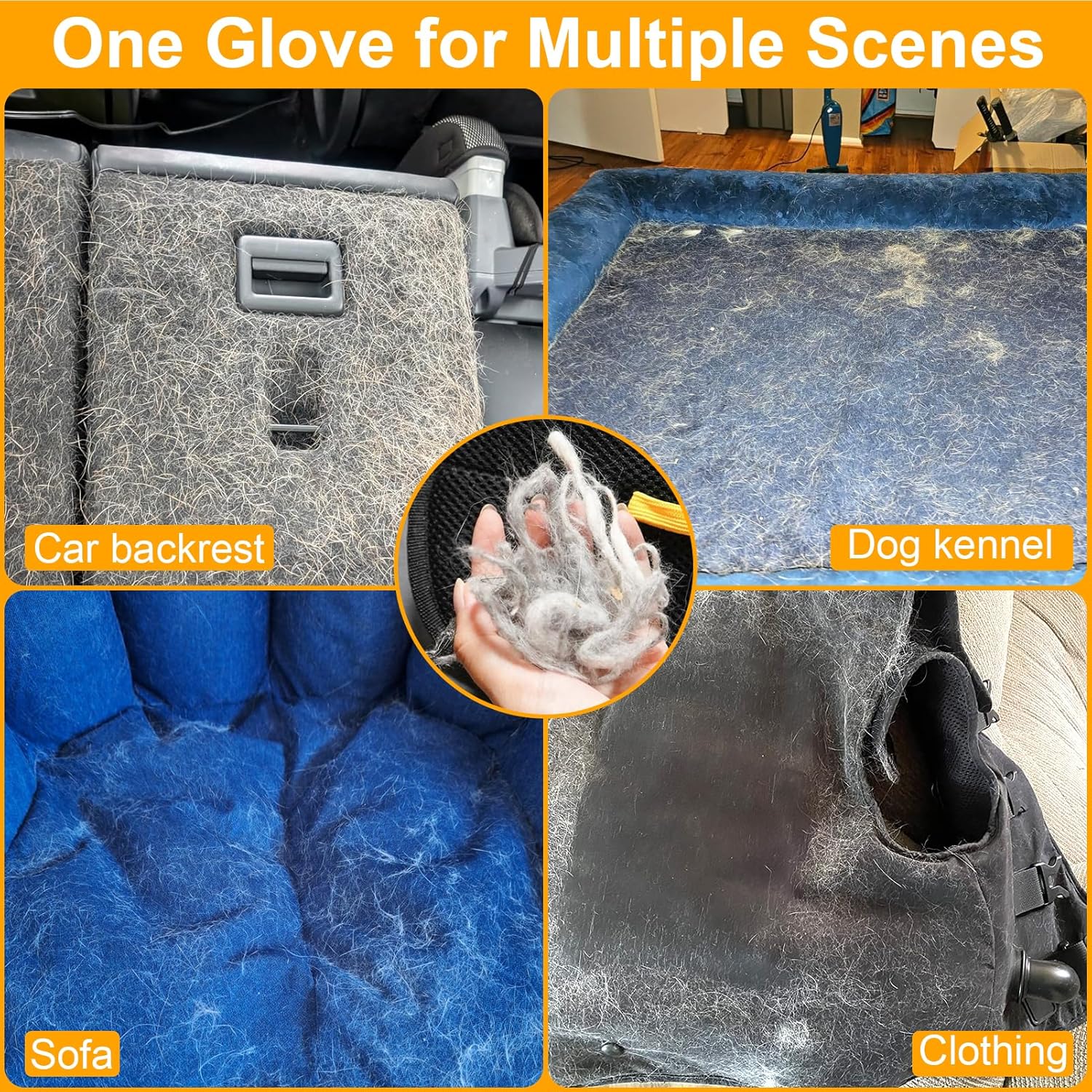 VeLuxer HairAway Gloves — Effortless Pet Hair Control That Makes Your Home Shine | Ka-mostore
