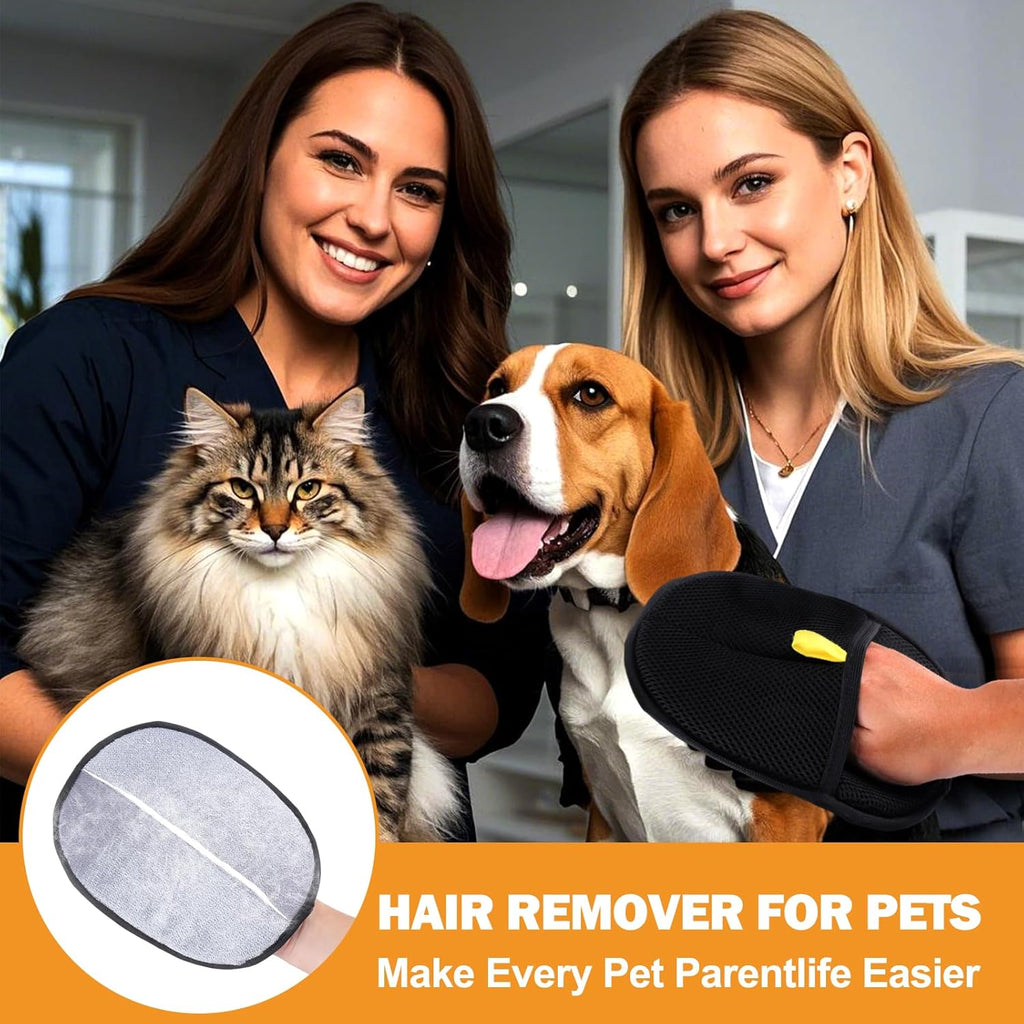 VeLuxer HairAway Gloves — Effortless Pet Hair Control That Makes Your Home Shine | Ka-mostore