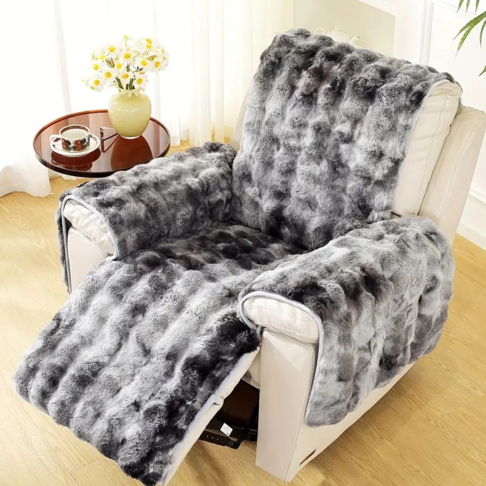 Plush Velvet Sofa Protector for Recliners | Ka-mostore
