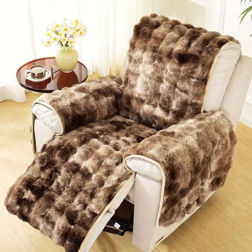 Plush Velvet Sofa Protector for Recliners | Ka-mostore