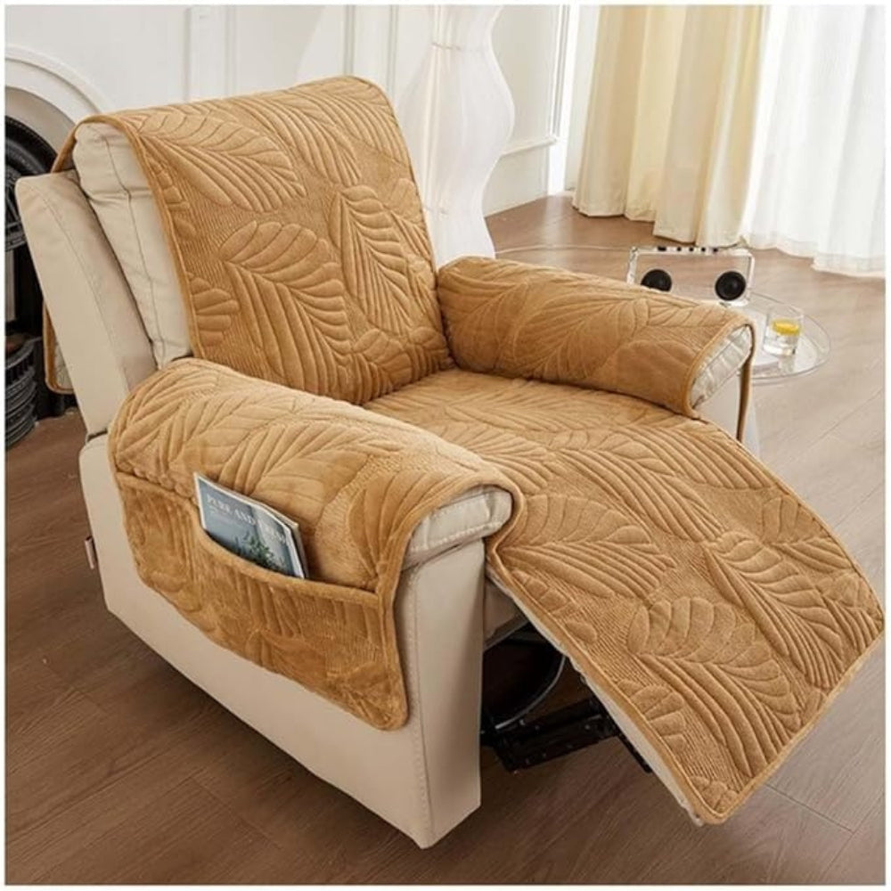 Verdant Leaf Pattern Recliner Cover | Ka-mostore