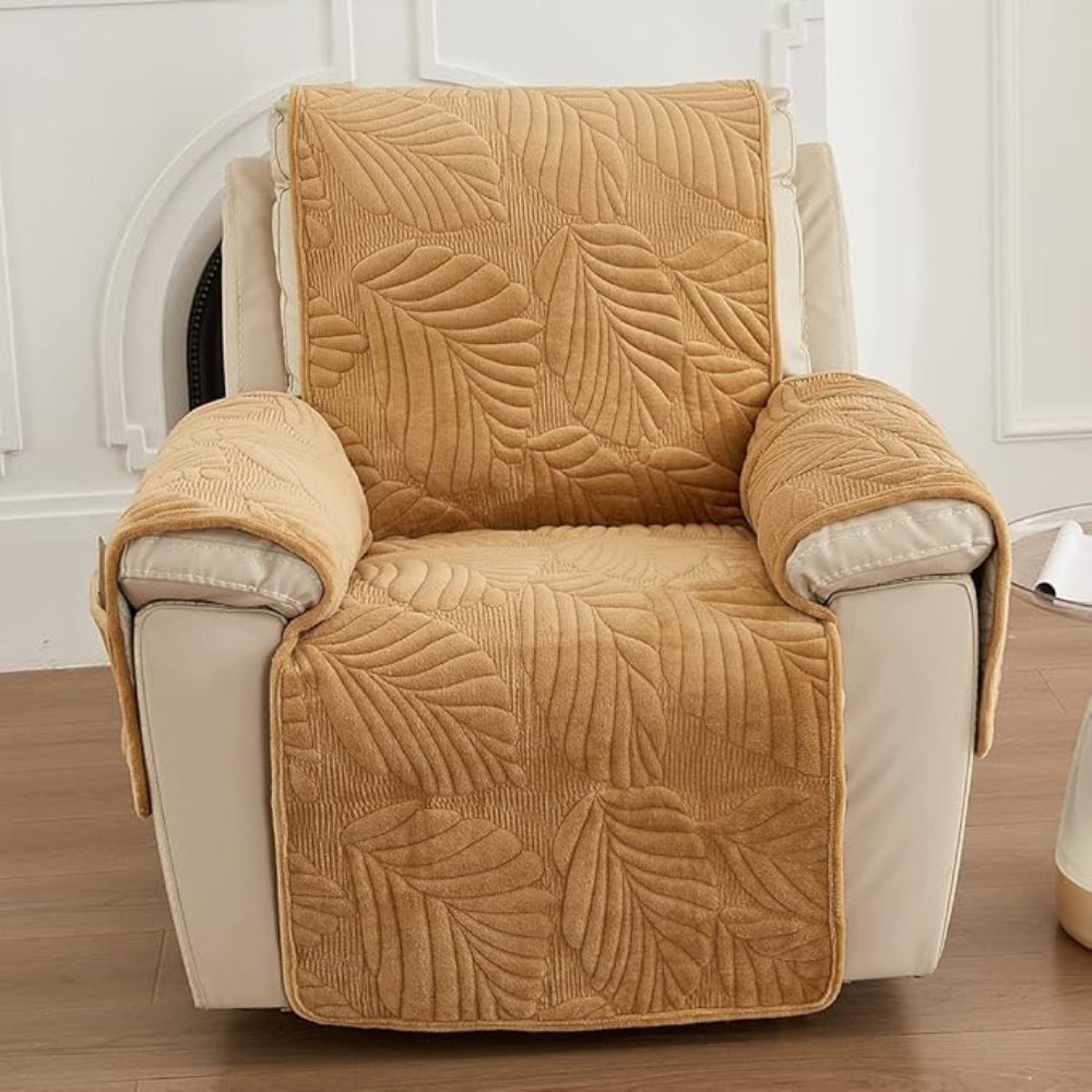 Verdant Leaf Pattern Recliner Cover | Ka-mostore