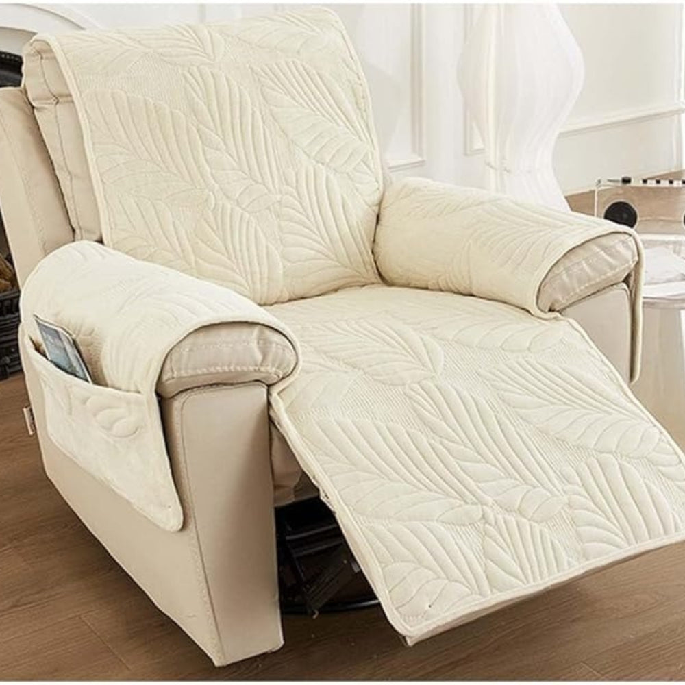Verdant Leaf Pattern Recliner Cover | Ka-mostore