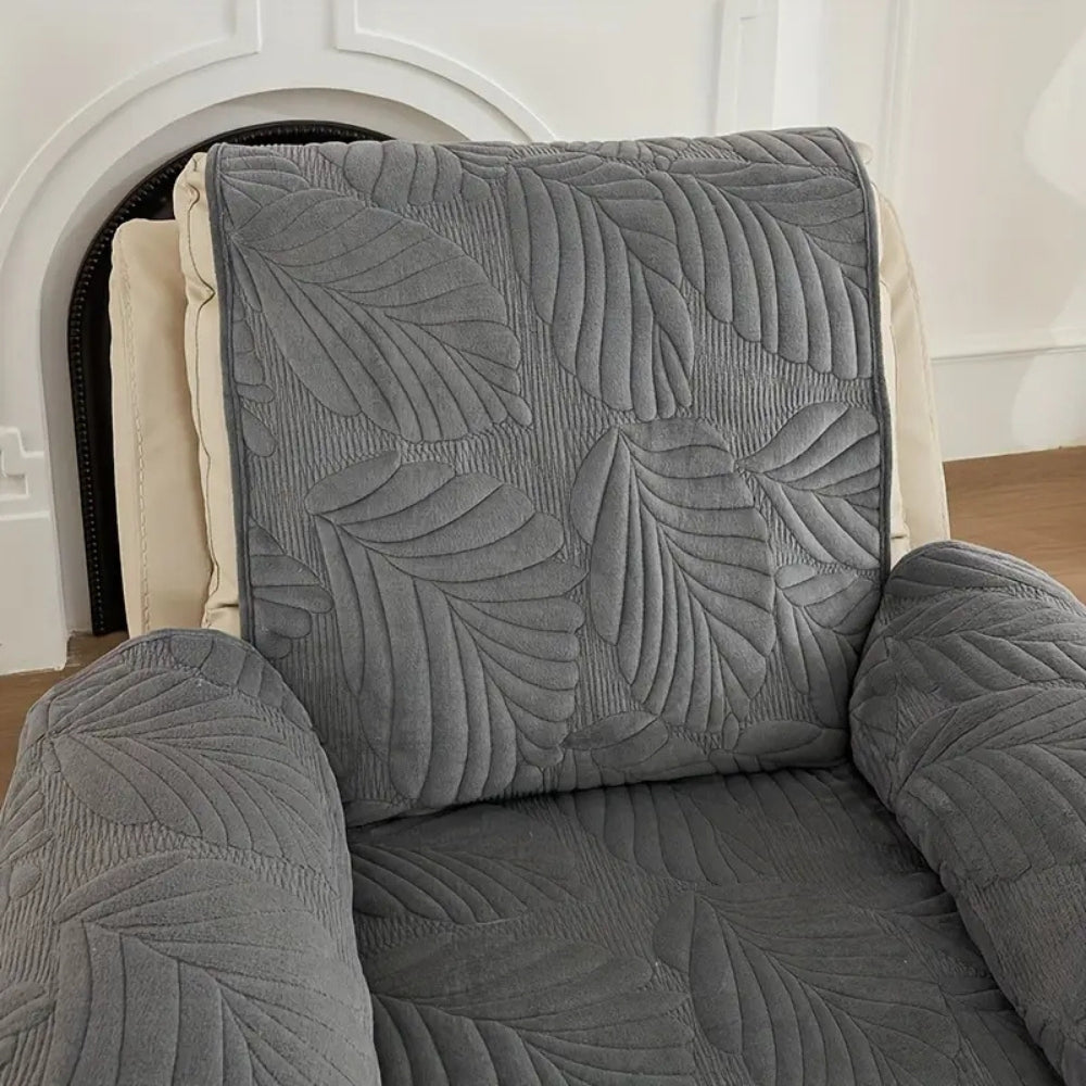 Verdant Leaf Pattern Recliner Cover | Ka-mostore