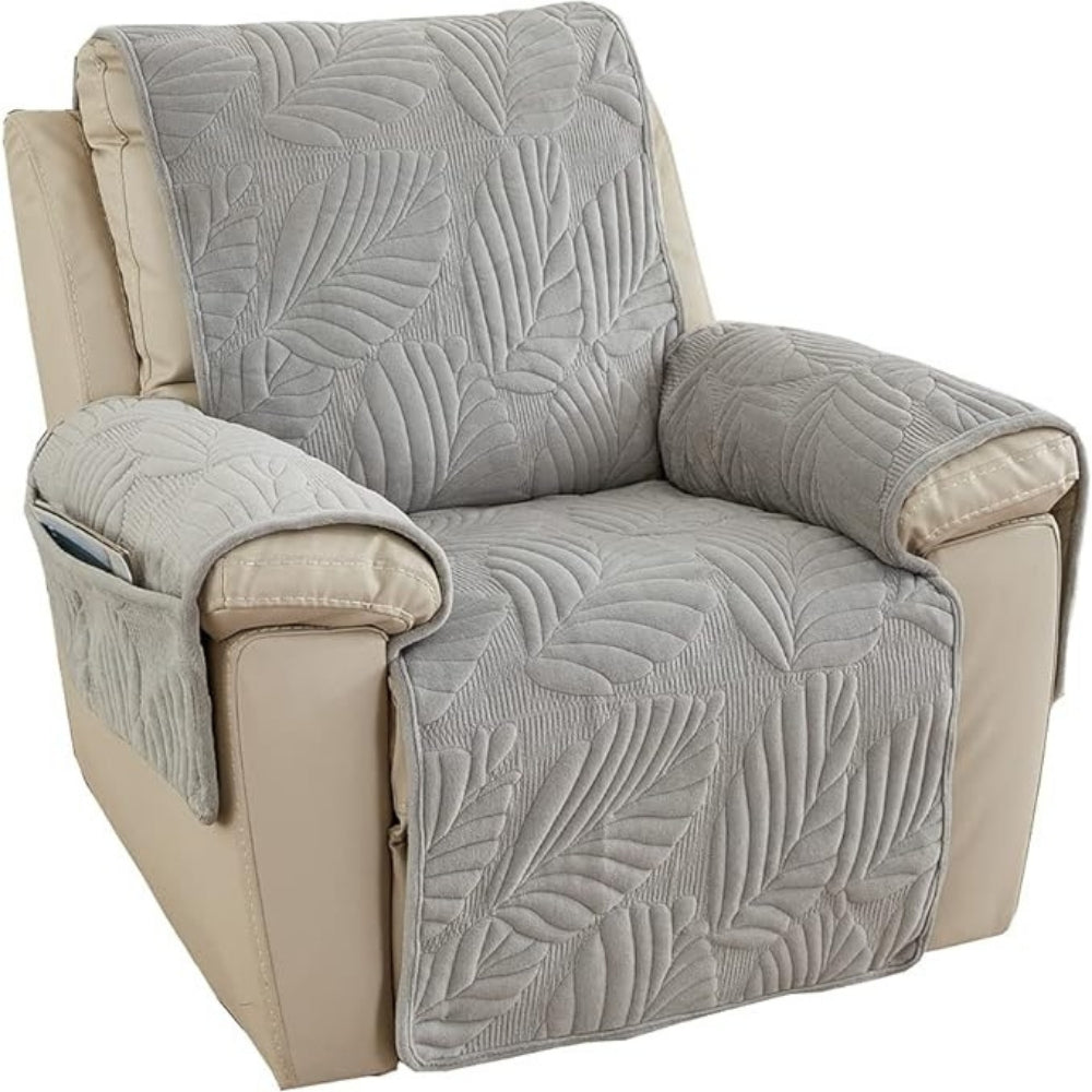 Verdant Leaf Pattern Recliner Cover | Ka-mostore