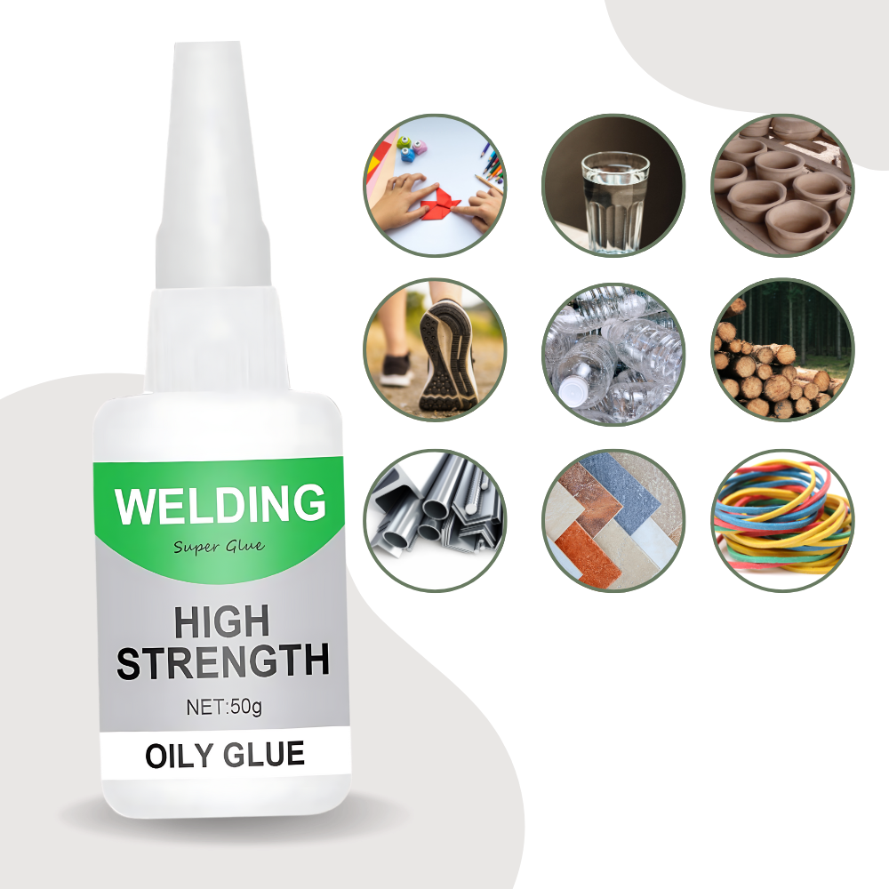 All-Purpose Super Glue For Glass, Metal, Wood, Ceramic And Plastic Waterproof And Flexible