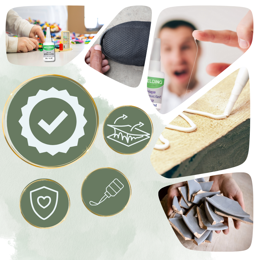 All-Purpose Super Glue For Glass, Metal, Wood, Ceramic And Plastic Waterproof And Flexible