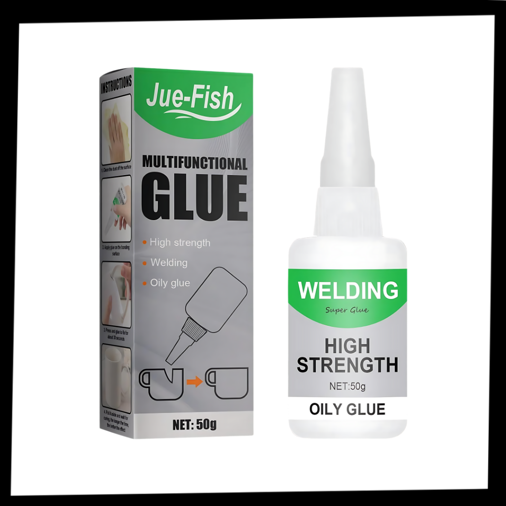 All-Purpose Super Glue For Glass, Metal, Wood, Ceramic And Plastic Waterproof And Flexible
