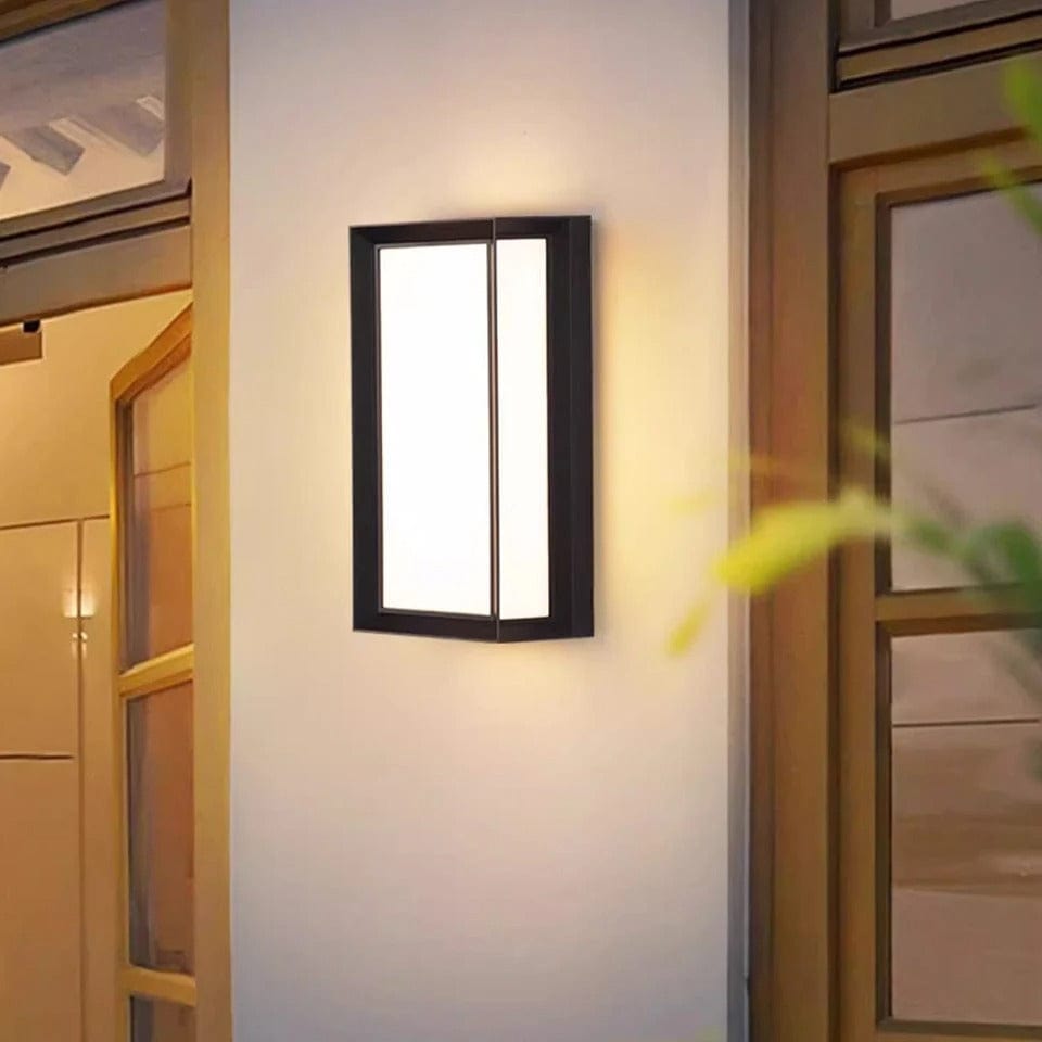 AeroGuard Exterior Wall Light PIR Sensor, Waterproof LED Outdoor Fixture For Porch Or Garden