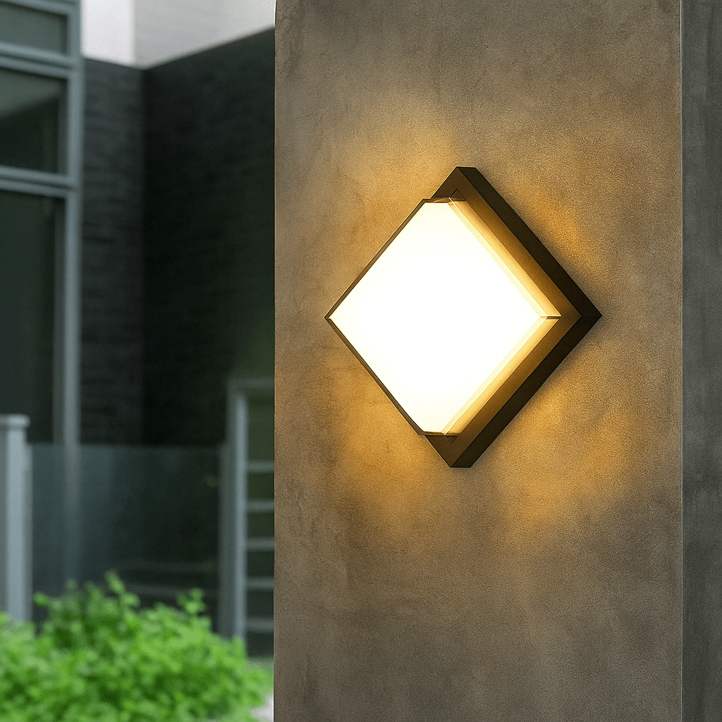AeroGuard Exterior Wall Light PIR Sensor, Waterproof LED Outdoor Fixture For Porch Or Garden