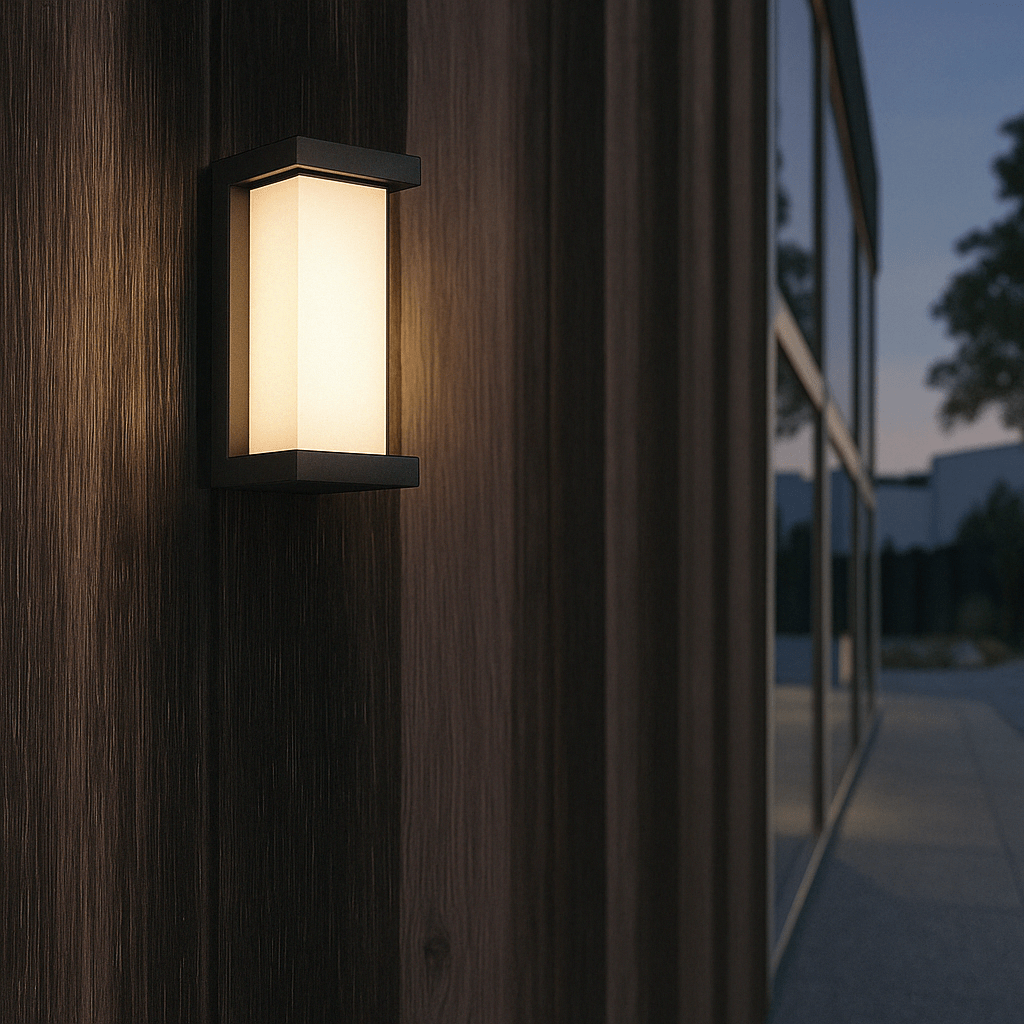 AeroGuard Exterior Wall Light PIR Sensor, Waterproof LED Outdoor Fixture For Porch Or Garden