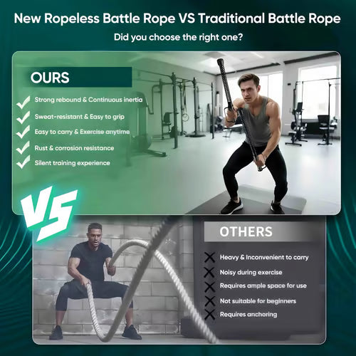 Vetrax Ropes — Compact Full-Body Training Ropes with Ergonomic Handles | Ka-mostore