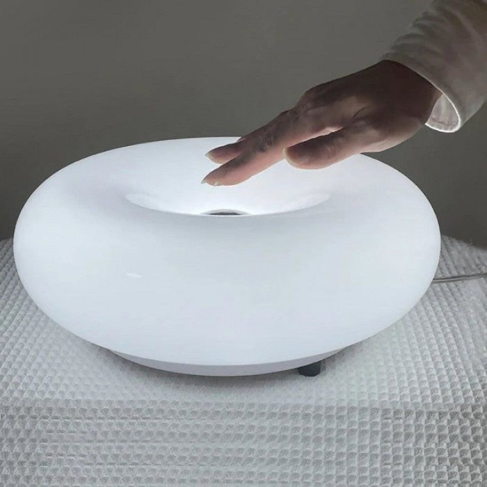 NovaHalo Donut LED Wall And Desk Lamp For Warm Ambient Lighting In Modern Spaces