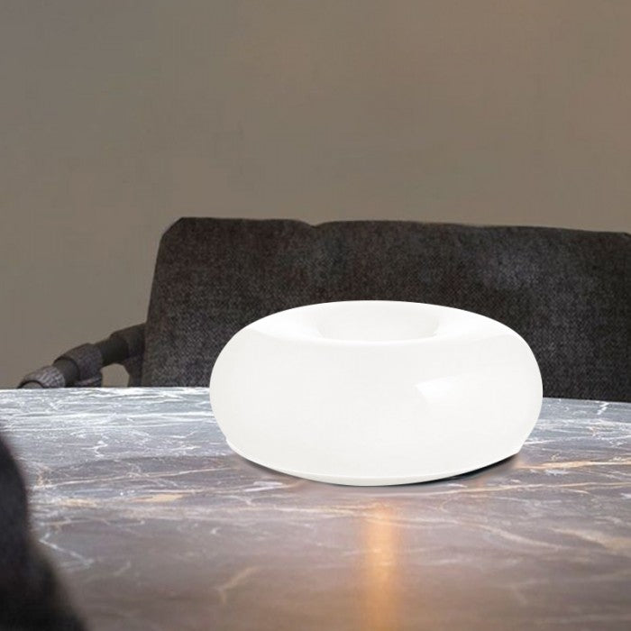 NovaHalo Donut LED Wall And Desk Lamp For Warm Ambient Lighting In Modern Spaces