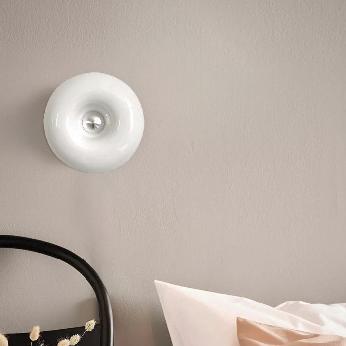 NovaHalo Donut LED Wall And Desk Lamp For Warm Ambient Lighting In Modern Spaces