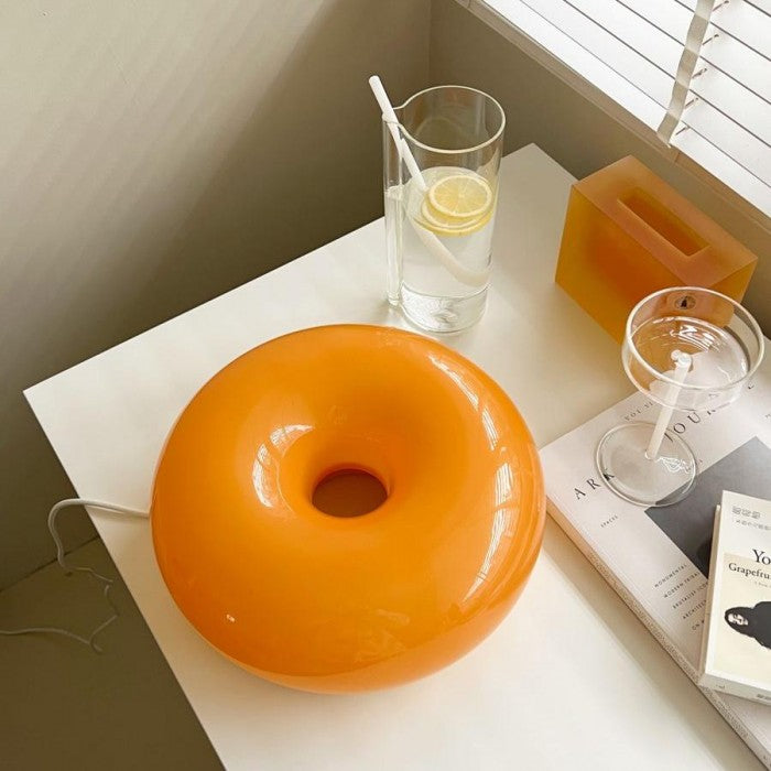 NovaHalo Donut LED Wall And Desk Lamp For Warm Ambient Lighting In Modern Spaces