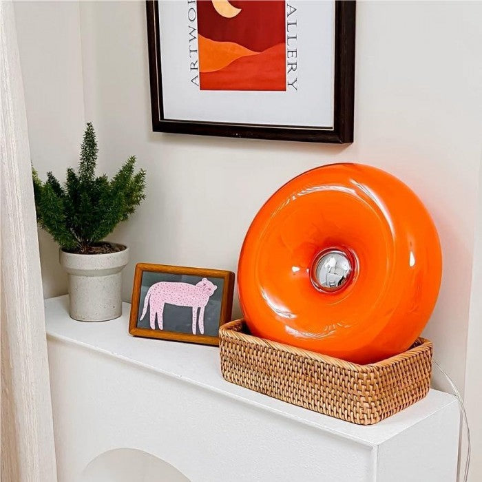 NovaHalo Donut LED Wall And Desk Lamp For Warm Ambient Lighting In Modern Spaces