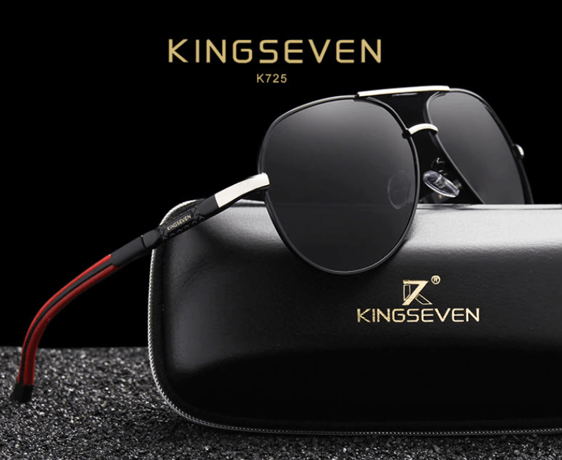 Unisex Vintage Aluminum Sunglasses With Polarized UV400 Protection