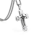 Vnox | Cross Pendant Necklace | Ka-mostore