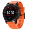 Náhradní oranžový silikonový řemínek k hodinkám Garmin Fenix 7