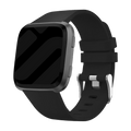 Měkký černý silikonový řemínek pro Fitbit Versa Versa 2