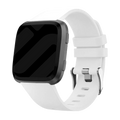 Bílý silikonový náhradní řemínek — řemínek k hodinkám Fitbit Versa/Versa 2