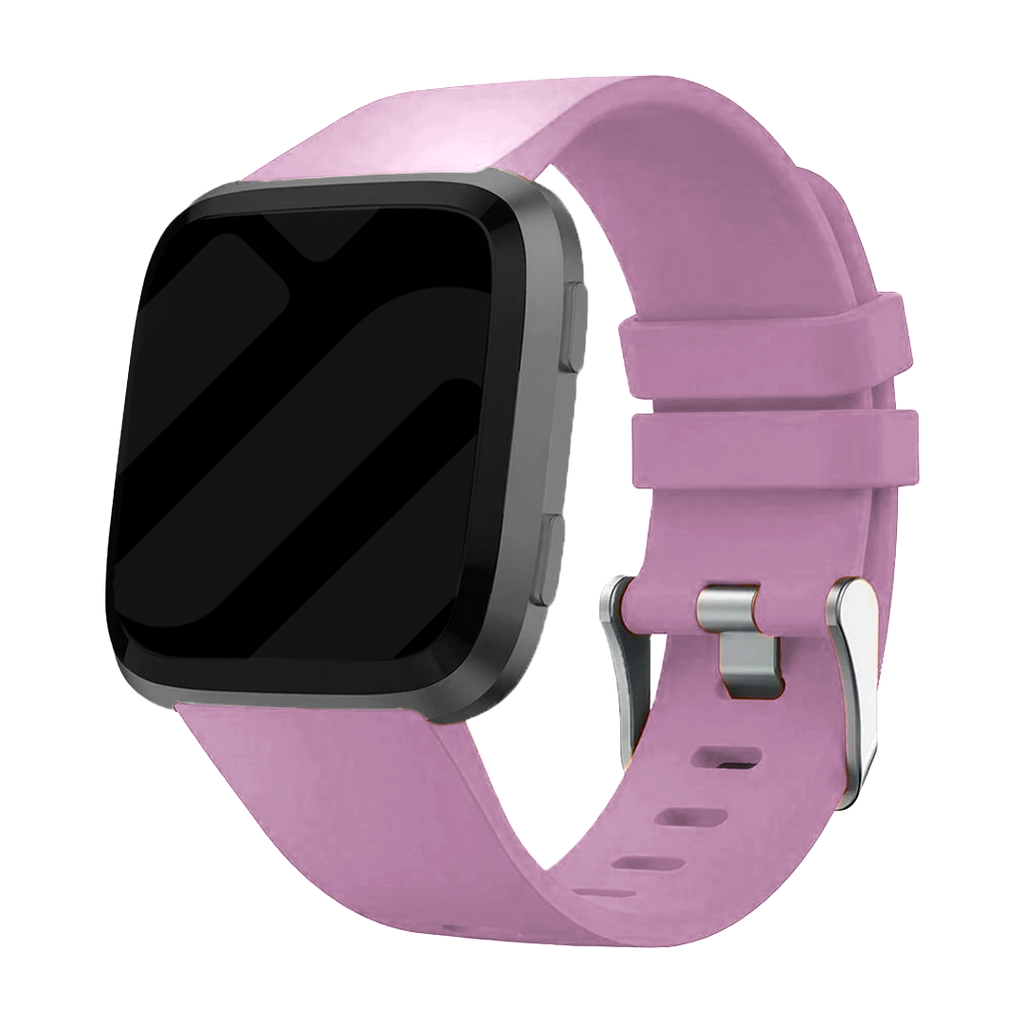 Fitbit Versa and Versa 2 Smartwatch Pink Silicone Strap