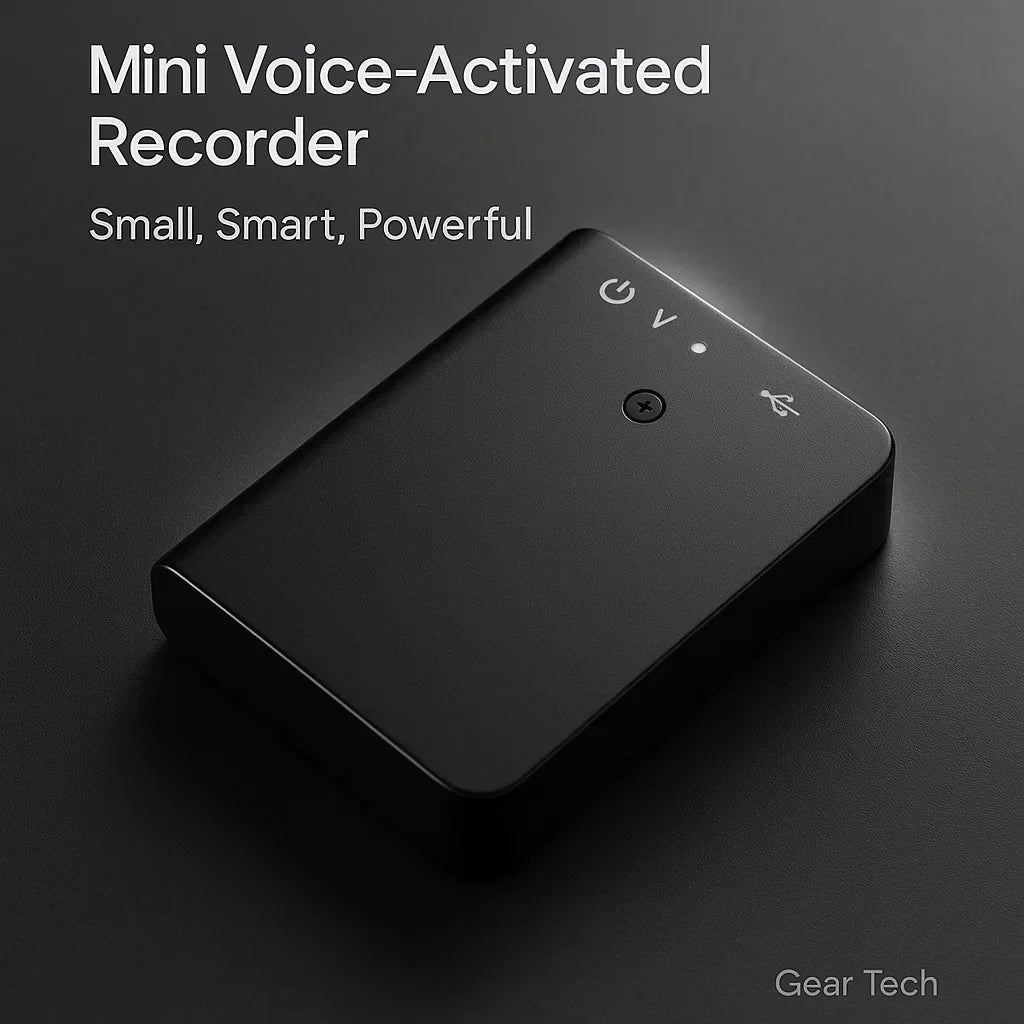 VoxiMini Discreet Voice Recorder With Voice Activation | Ka-mostore