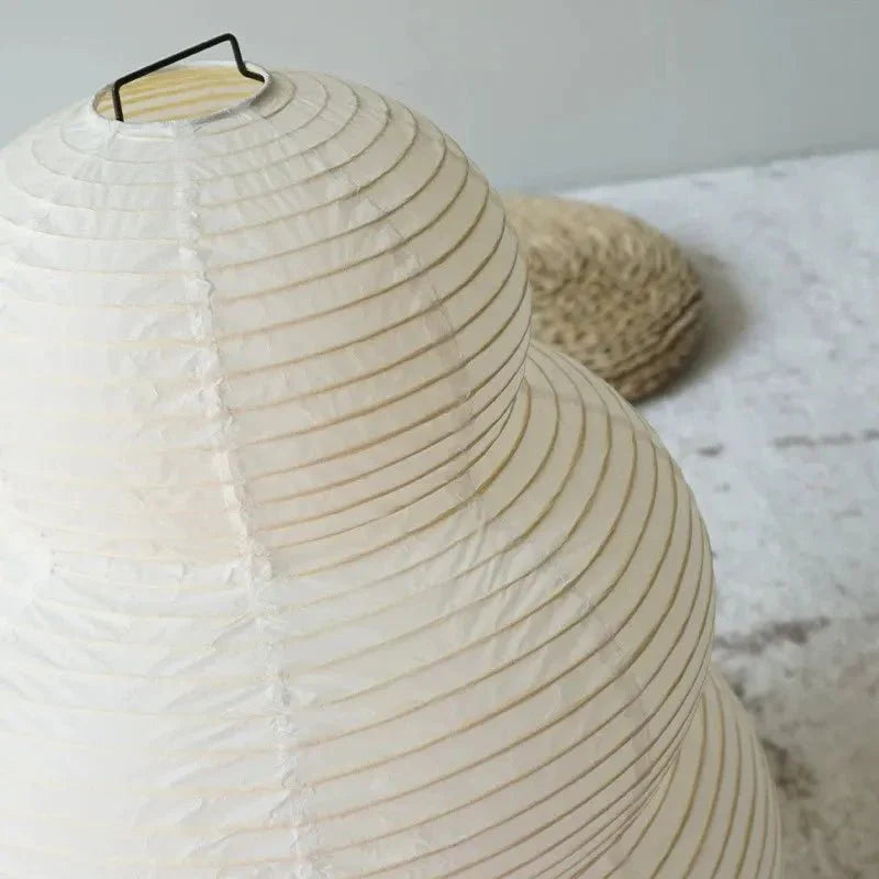 Wabi Sabi Rice Paper Floor Lamp With Adjustable Tripod