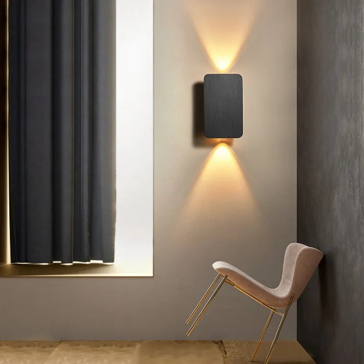 Wall Lamp Modern Metal Rectangular LED Indoor | Ka-mostore