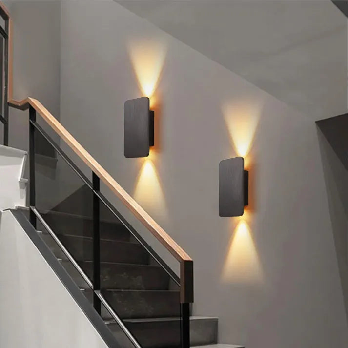 Wall Lamp Modern Metal Rectangular LED Indoor | Ka-mostore