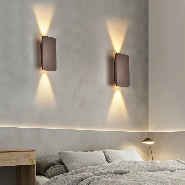 Wall Lamp Modern Metal Rectangular LED Indoor | Ka-mostore