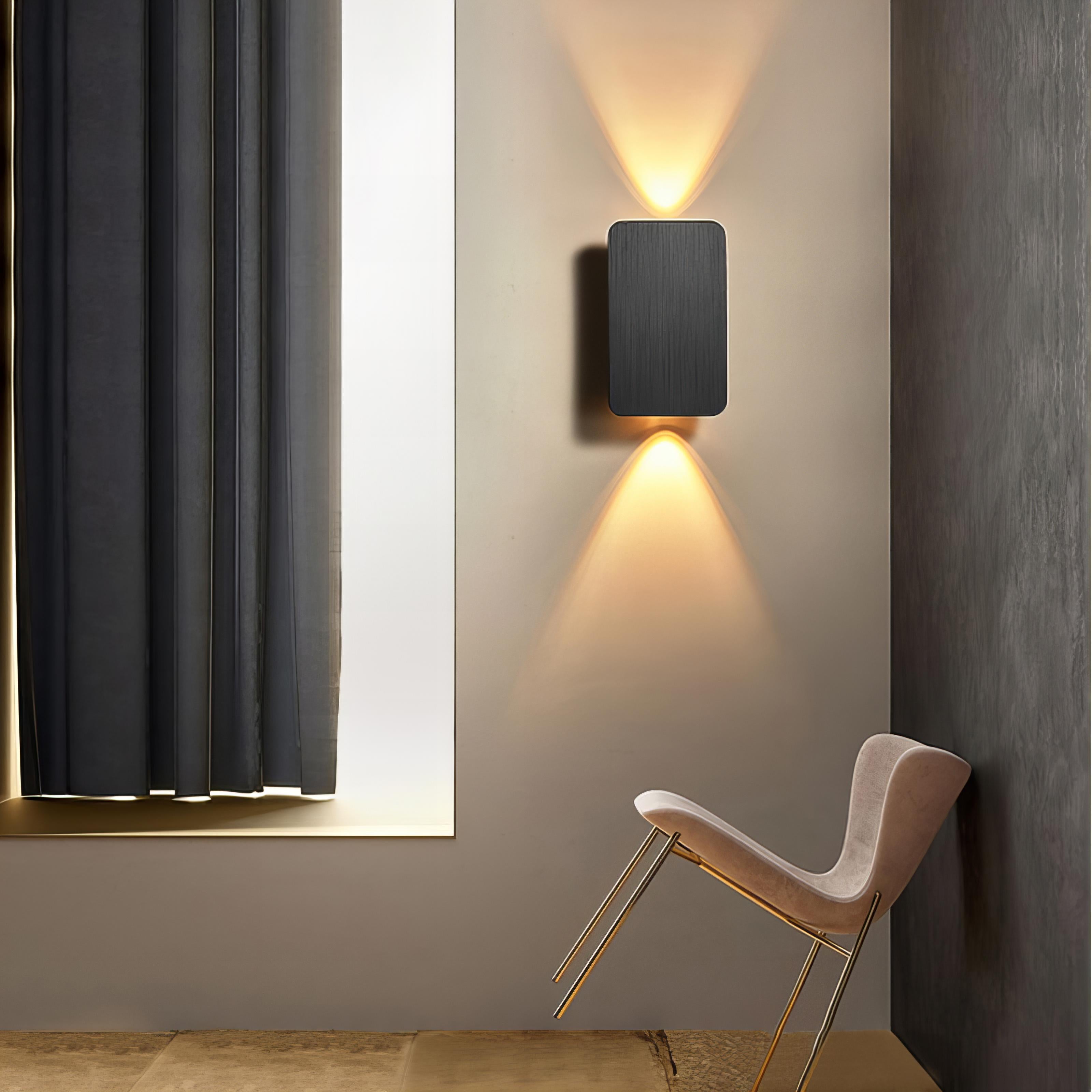 Wall Lamp Modern Metal Rectangular LED Indoor | Ka-mostore