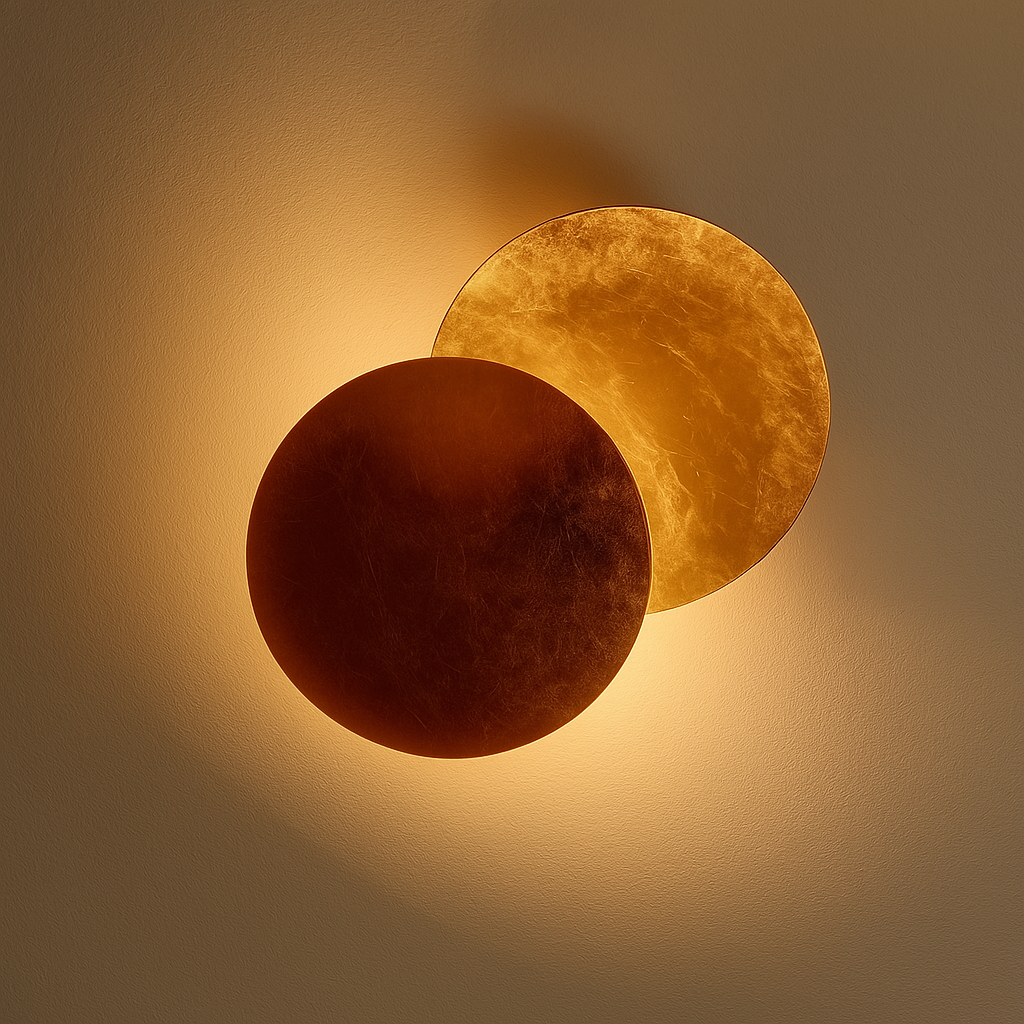 Wall Sconce - Modern Scandinavian Art in the Shape of an Eclipse. | Ka-mostore