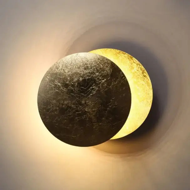 Wall Sconce - Modern Scandinavian Art in the Shape of an Eclipse. | Ka-mostore