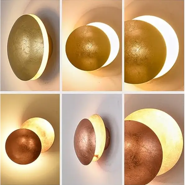 Wall Sconce - Modern Scandinavian Art in the Shape of an Eclipse. | Ka-mostore